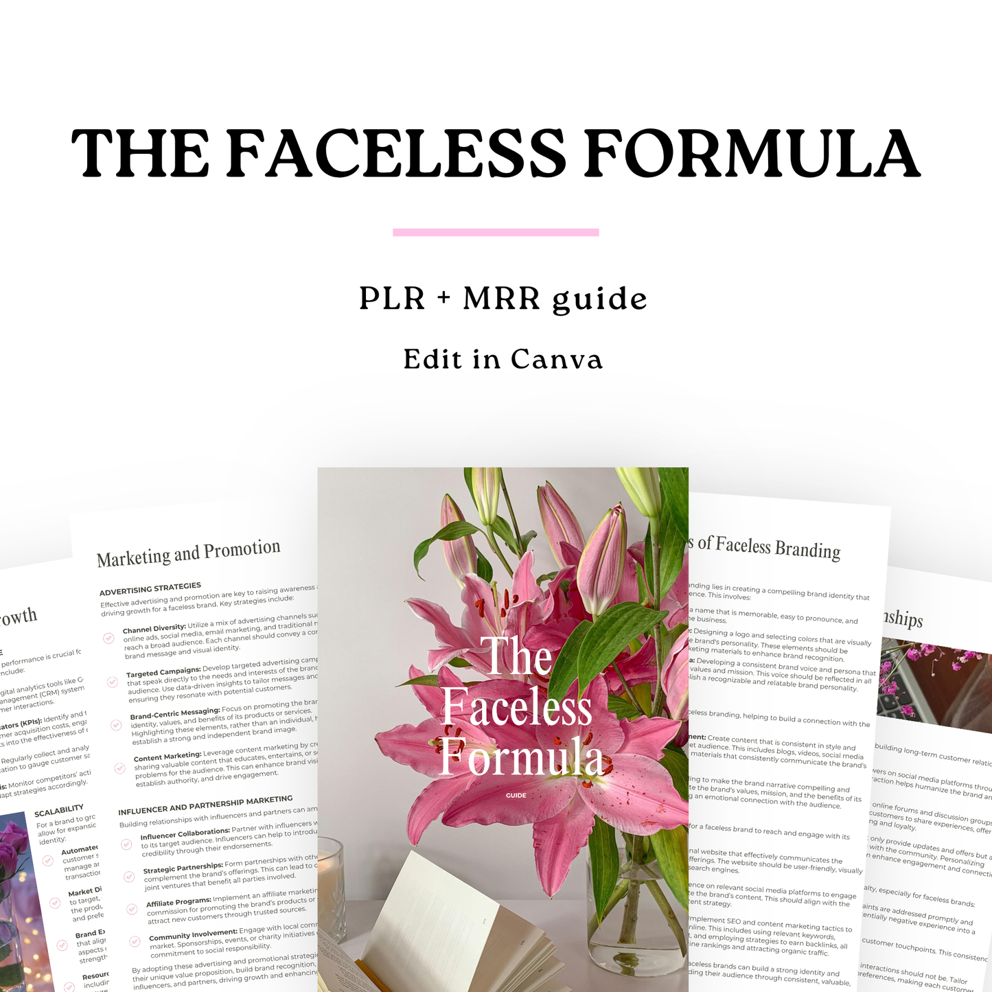 The Faceless Formula